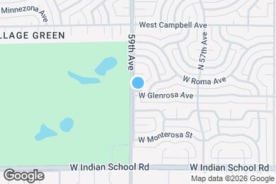 Map image of the property - 4301 N 59th Ave