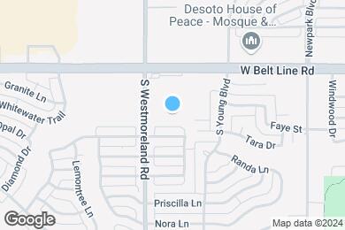 Map image of the property - Beacon on Westmoreland