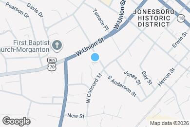 Map image of the property - 106 S Anderson St