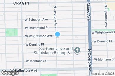 Map image of the property - 4959 W Wrightwood Ave