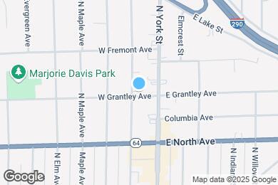 Map image of the property - 345 N Addison Ave