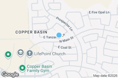 Map image of the property - 4171 E Tanzanite Ln