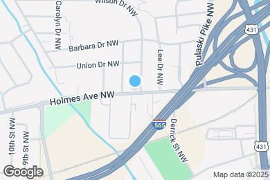 Map image of the property - 2602 Holmes Ave NW