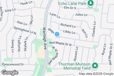 Map image of the property - 3658 Regent Ln