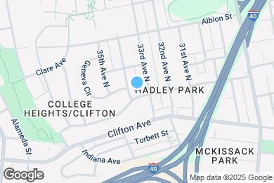 Map image of the property - 3301 Batavia St