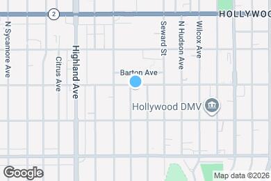 Map image of the property - 852 N Cherokee Ave