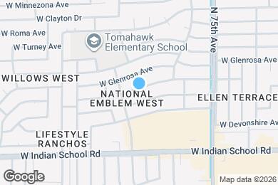Map image of the property - 7635 W Heatherbrae Dr