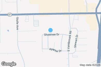 Map image of the property - 1884 Shawnee Dr