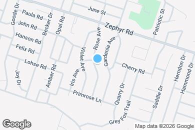 Map image of the property - 1402 Rose Ave