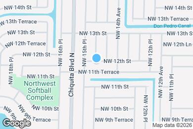 Map image of the property - Nice 3/2 with newer carpet