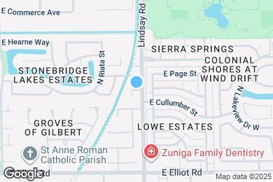 Map image of the property - 213 N Honeysuckle Ln