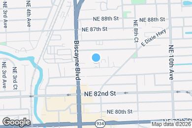 Map image of the property - 665 NE 83rd Ter