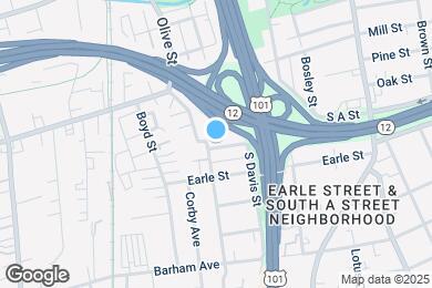 Map image of the property - 211 Barnett St