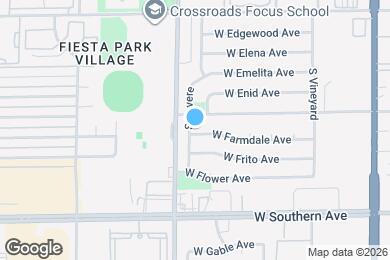 Map image of the property - 1021 S Revere