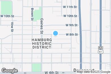 Map image of the property - 521 W 8th St