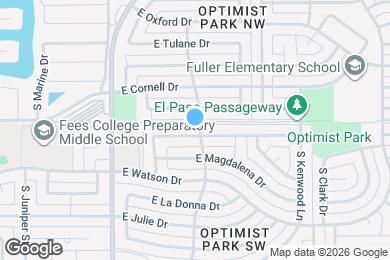 Map image of the property - 1872 E Sesame St