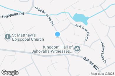 Map image of the property - 1597 Holly Brook Rd SW