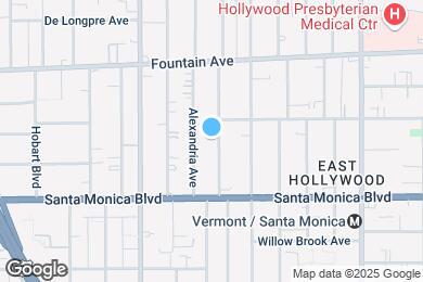 Map image of the property - 1163 N Kenmore Ave