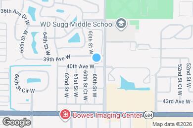 Map image of the property - 5912 40th Ave W