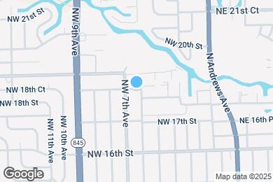 Map image of the property - 600 NW 18th St