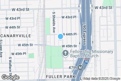 Map image of the property - 4448 S Princeton Ave