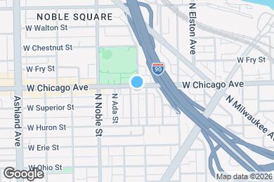 Map image of the property - 1313 W Chicago Ave