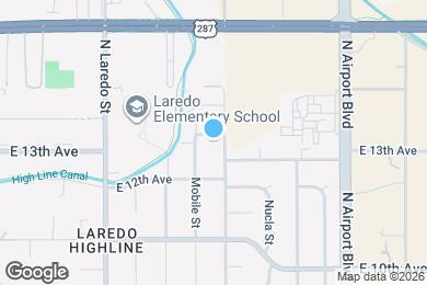 Map image of the property - 16462 E 13th Pl