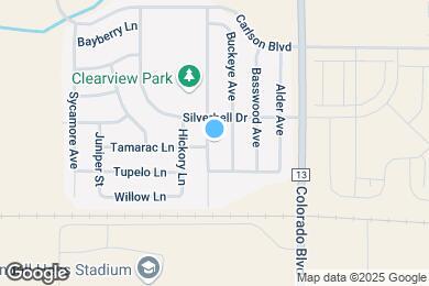 Map image of the property - 325 Hawthorne Ave