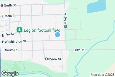 Map image of the property - 604 E Washington St