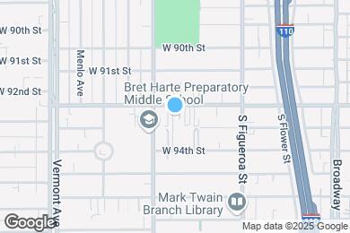 Map image of the property - 634 W. 92nd Street