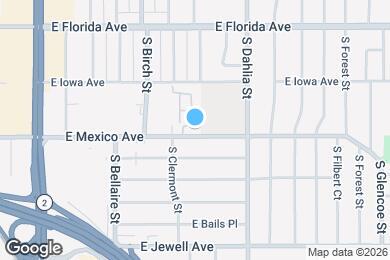 Map image of the property - 4565 E Mexico Ave