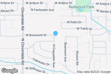 Map image of the property - 11800 W Bowmont St