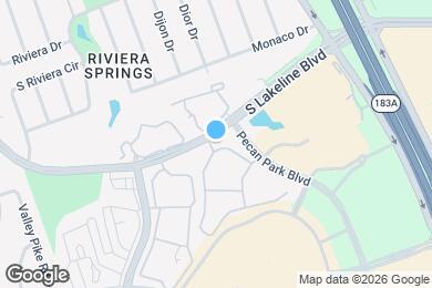 Map image of the property - 2829 S Lakeline Blvd