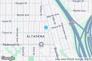 Map image of the property - 3315 Gregory St