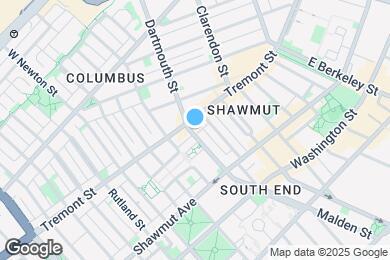 Map image of the property - 111 W Dedham St