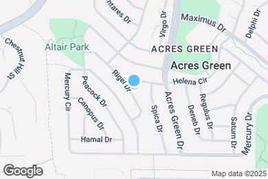 Map image of the property - 13256 Rigel Dr