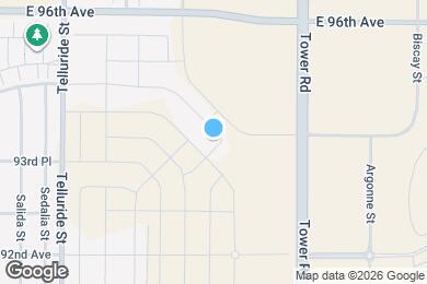 Map image of the property - 9353 Yampa Ct
