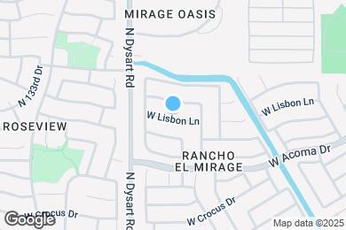 Map image of the property - 13008 W Lisbon Ln