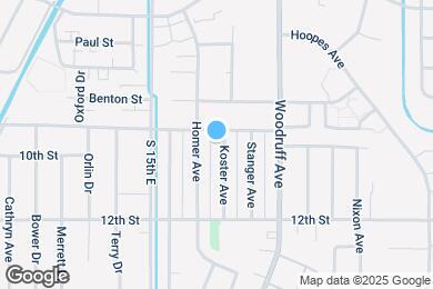 Map image of the property - 930 Koster Ave