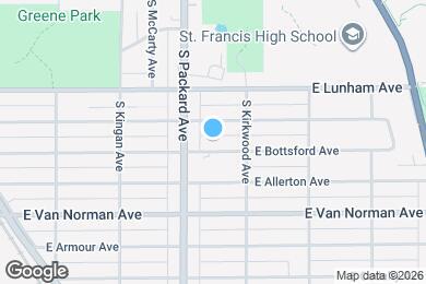 Map image of the property - 3634 E Bottsford Ave