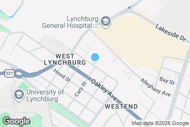 Map image of the property - 900 Rockbridge Ave