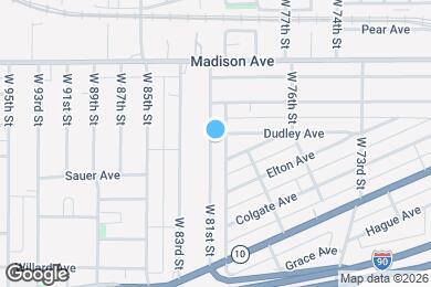 Map image of the property - 2083 W 81st St