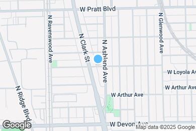 Map image of the property - 1615 W Albion Ave