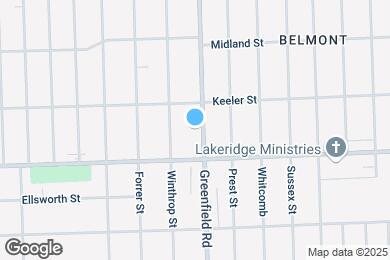 Map image of the property - 15339 Greenfield Rd