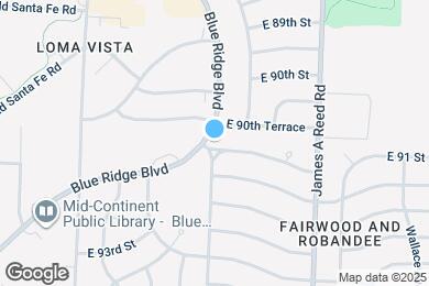 Map image of the property - 7800 E 91 St
