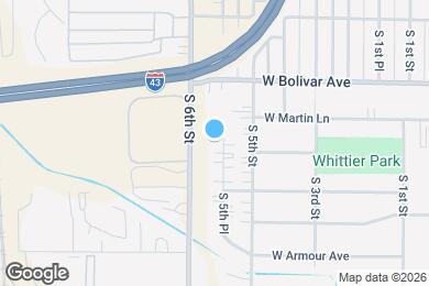 Map image of the property - 4383 S 5th Pl