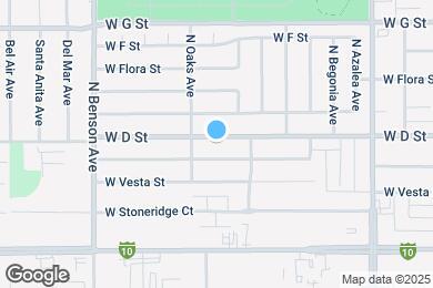 Map image of the property - 1341 W D St