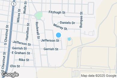 Map image of the property - 1107 Jefferson St