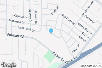 Map image of the property - 4440 Turquoise Dr