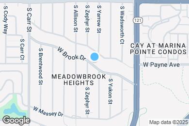 Map image of the property - 7847 W Brook Dr